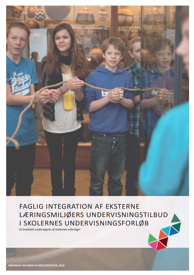 Rapportens forside - tre folkeskoleelever