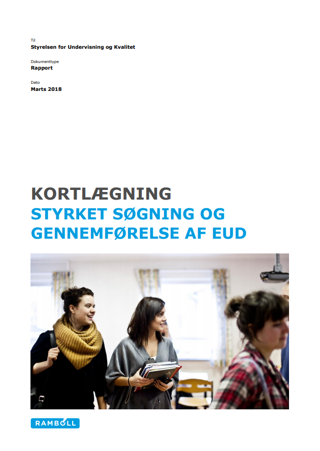 Rapportens forside med titel