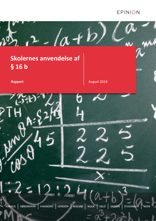 Rapportens forside med titel.