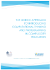 Forside til THE NORDIC APPROACH TO INTRODUCING COMPUTATIONAL THINKING AND PROGRAMMING IN COMPULSORY EDUCATION