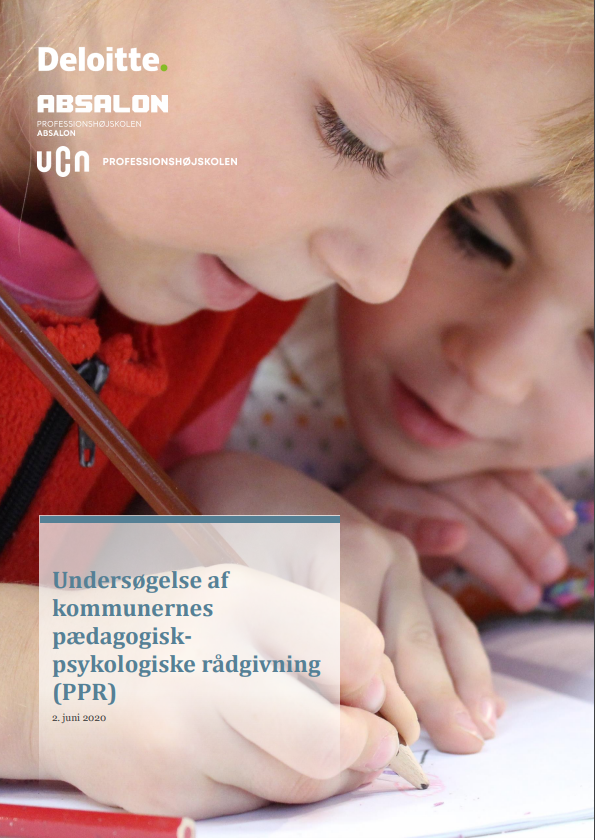 Forside til publikationen "Undersøgelse af kommunernes pædagogisk-psykologiske rådgivning (PPR)"