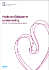 Forside til rapport 'Modersmaalsundervisning'