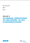 Forside til publikation 'forskningskortlægning læseforståelse og faglig læsningsdatabser og søgestrenge og in- og eksklusion'