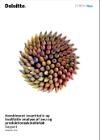 Forside til publikation 'Deloitte analyse af avu og produktionsskoleforløb'
